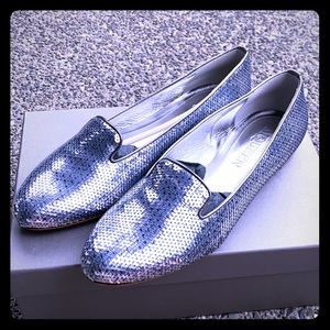 Alexander McQueen sequined flats